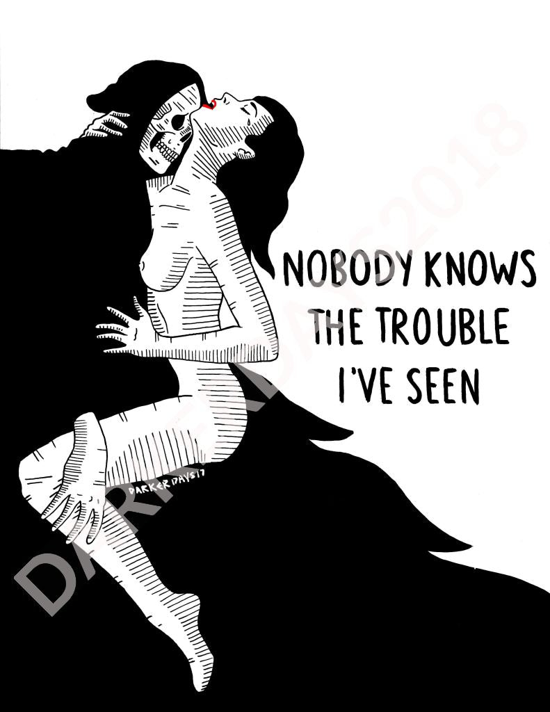 Trouble Print Throwback Prints