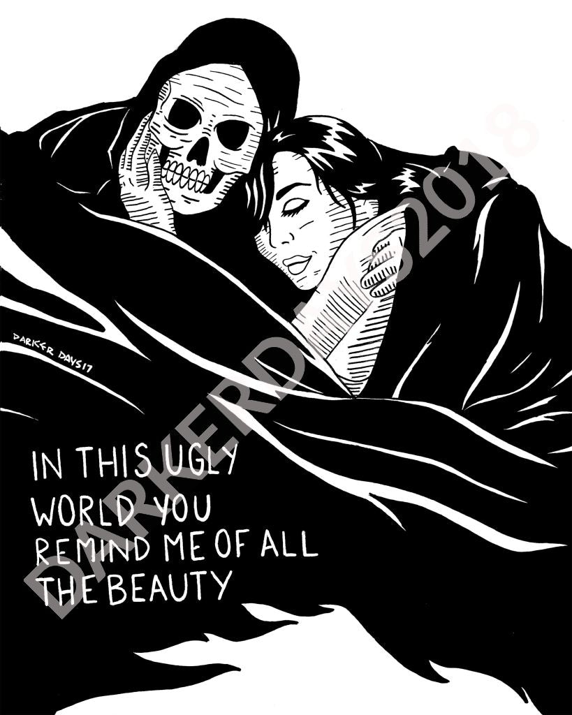 Ugly World Print Throwback Prints