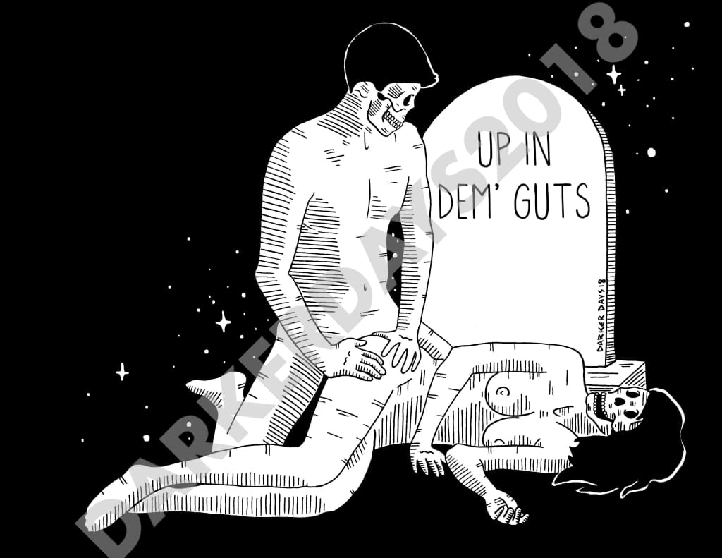Up In Dem Guts Print Prints