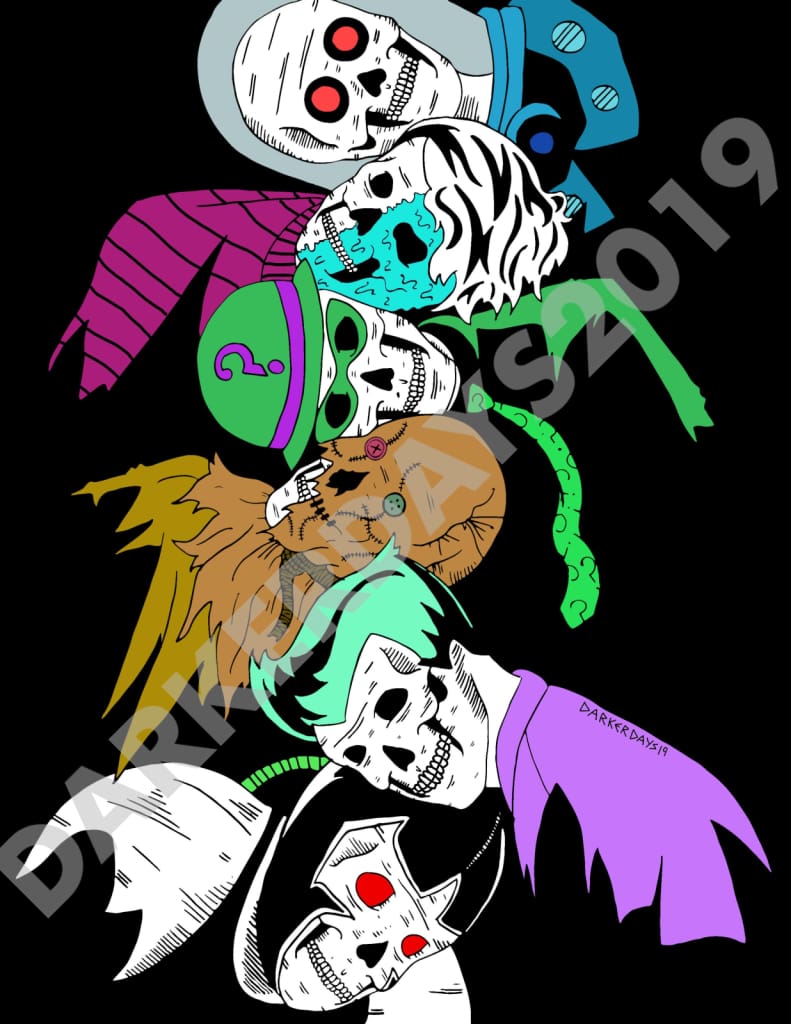 Villains Print Prints