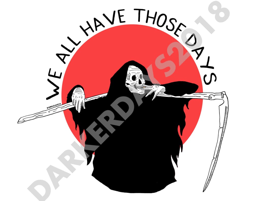 We All Have Those Days Print Throwback Prints