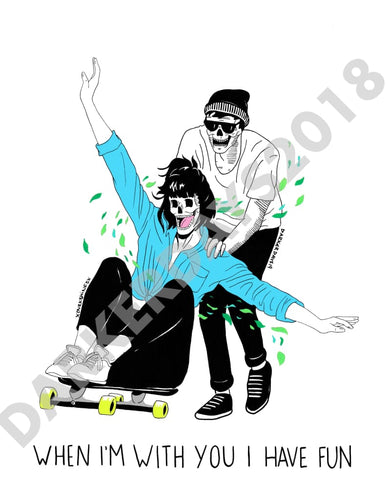 When Im With You Print Collab W/@dvrkshines Prints