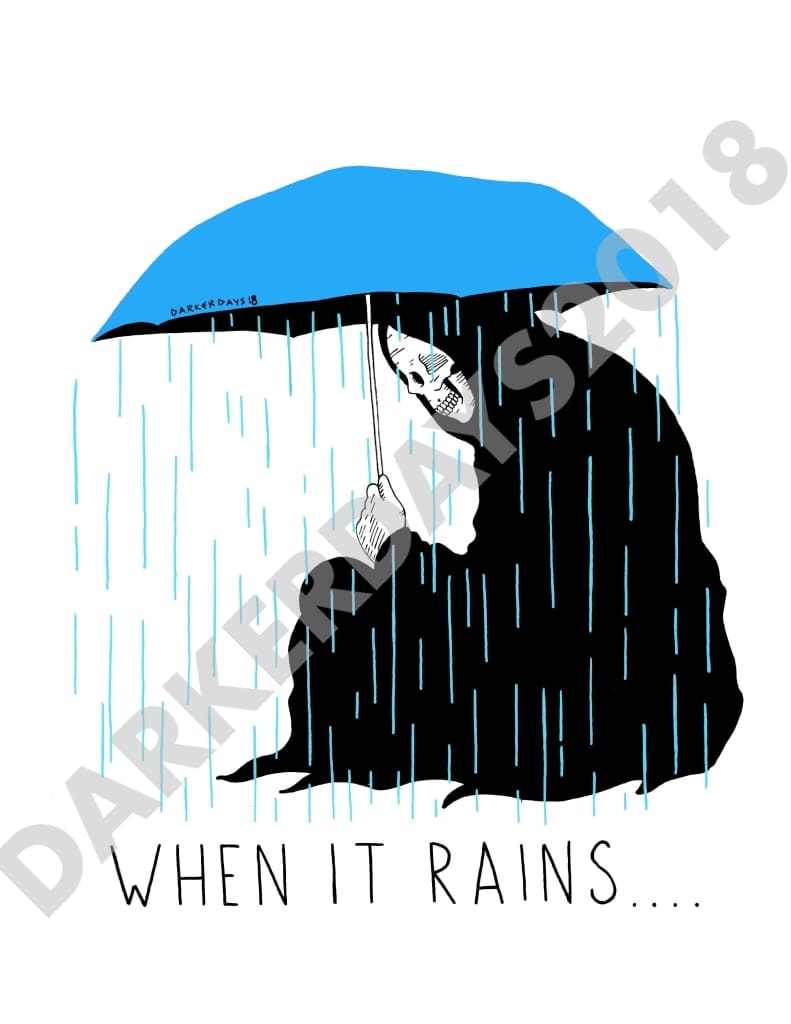When It Rains Print Prints