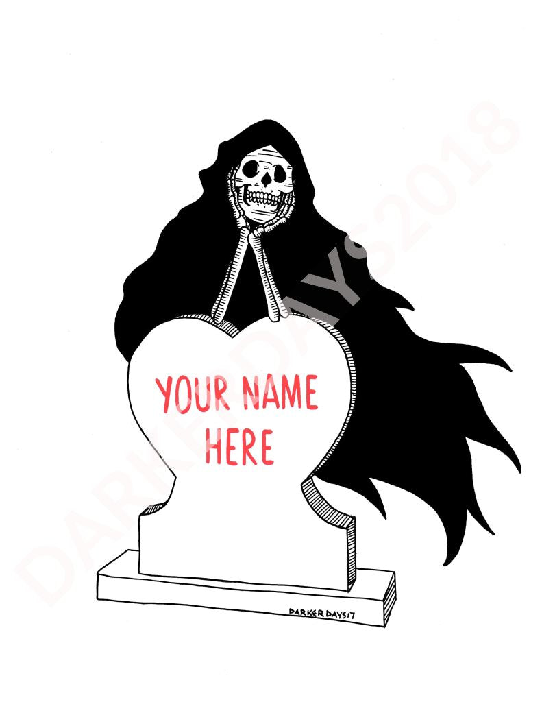 Your Name Here Print Throwback Prints
